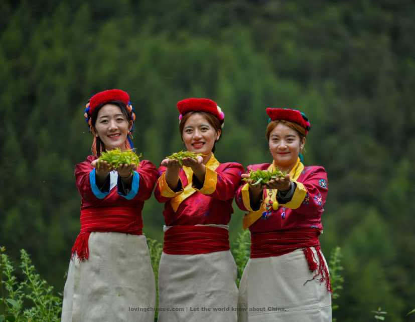Chinese Nation - Menba nationality