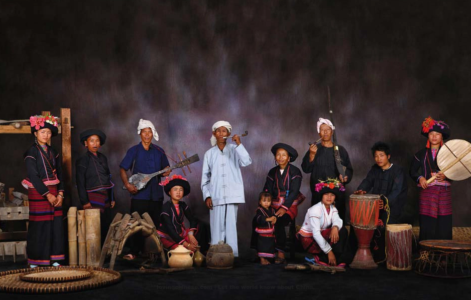 Chinese Nation - Bulang nationality
