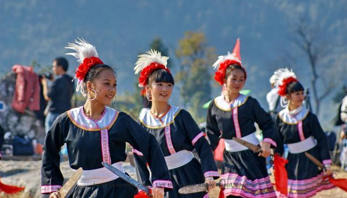 Chinese Nation - Bulang nationality