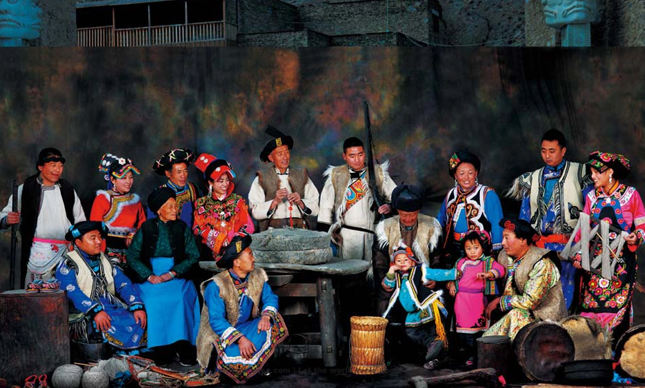 Chinese Nation - Qiang nationality