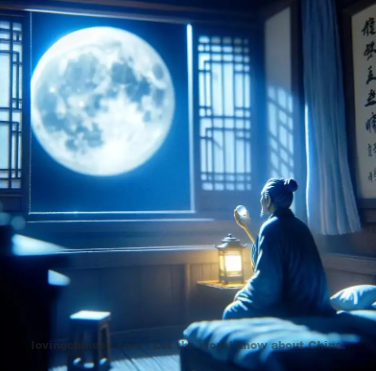 Li Bai Poem: Thoughts on a Tranquil Night – 李白《静夜思》