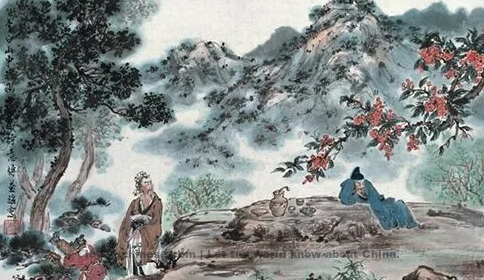 Wu Wenying Poem: Eight Beats of Ganzhou Song · Visiting Star Cliff – 吴文英《八声甘州·陪庾幕诸公游灵岩》
