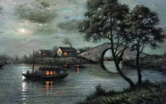 Li Bai Poem: Crows Flying Back to Their Nest – 李白《乌栖曲》