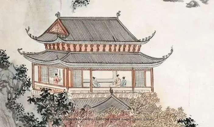Ye Mengde Poem: Rouged Lips · Written in Summit Pavilion in 1135 – 叶梦得《点绛唇·绍兴乙卯登绝顶小亭》
