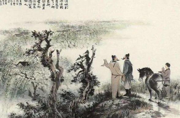 Li Bai Poem: Farewell at the Old Pavilion – 李白《灞陵行送别》