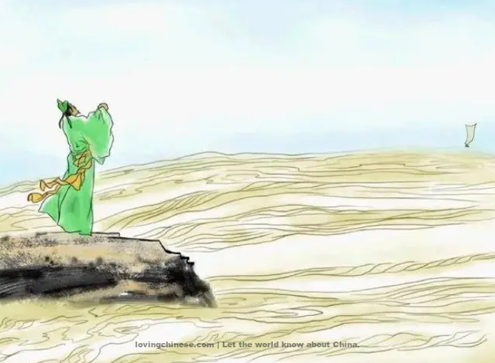 Li Bai Poem: Seeing Meng Haoran off at Yellow Crane Tower – 李白《黄鹤楼送孟浩然之广陵》