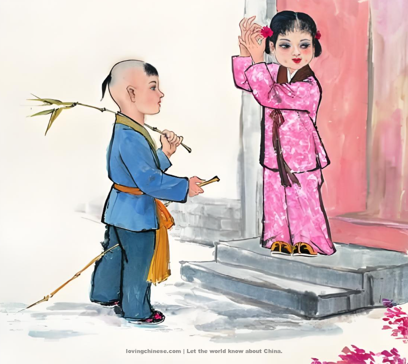Ballads of a Merchant’s Wife - 李白《长干行(二首其一)》 - Li Bai poems in chinese and english