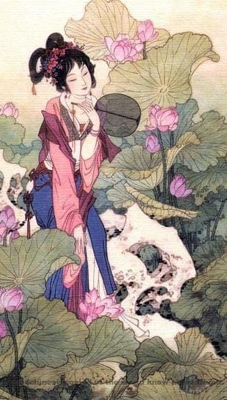 Yang Guo Poem: Tune: Red Peach Blossoms · The Lotus Gatherer – 杨果《小桃红·采莲女》
