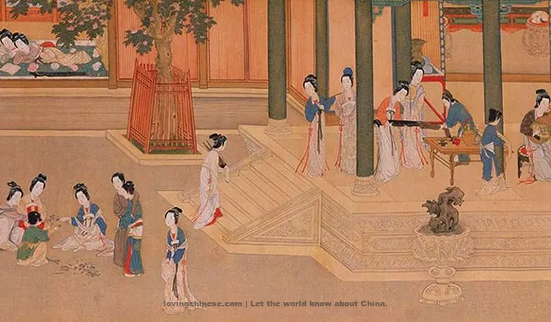 Sorrow of the Long Gate Palace - 李白《长门怨(二首其一)》 - Li Bai poems in chinese and english