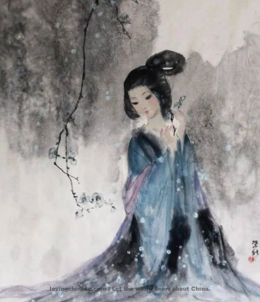 To a Fair Lady Encountered on the Road - 李白《陌上赠美人》 - Li Bai poems in chinese and english