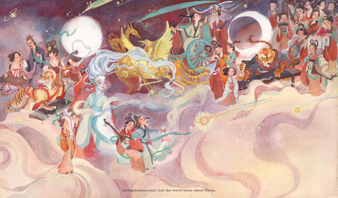 Mount Skyland Ascended in a Dream—A Song of Farewell - 李白《梦游天姥吟留别》 - Li Bai poems in chinese and english