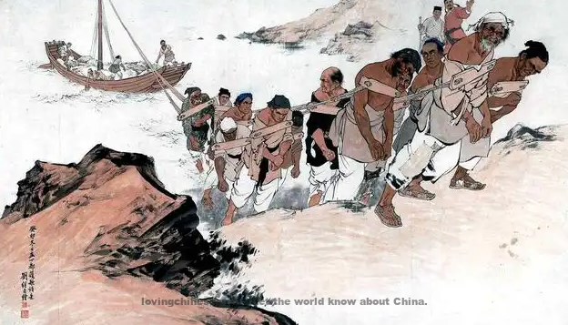 Song of the Tow-men - 李白《丁都护歌》 - Li Bai poems in chinese and english