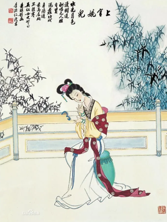 Shangguan Wan'er: Visiting Princess Changning's Pool-for-Setting-Winecups-Afloat ~ 《游长宁公主流杯池·其一》 上官婉儿 with English Translations