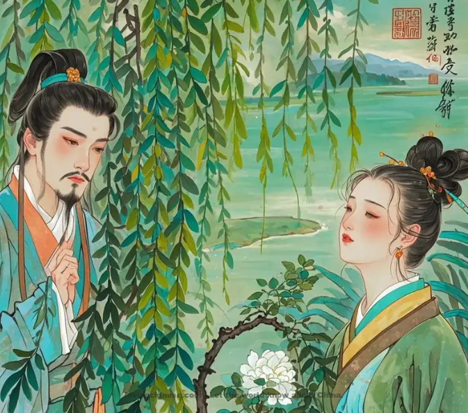 Li Bai Poem: A Faithful Wife Longing for Her Husband in Spring – 李白《春思》