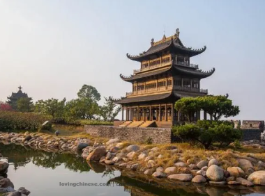 Dai Fugu Poem: Willow Tips Green  Yueyang Tower – 戴复古《柳梢青·岳阳楼》