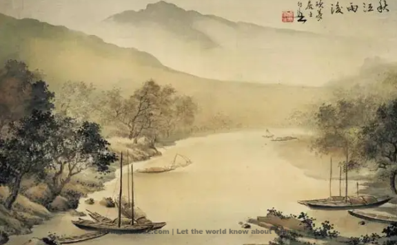 Chen Yuyi Poem: The Beautiful Lady Yu – 陈与义《虞美人·扁舟三日秋塘路》