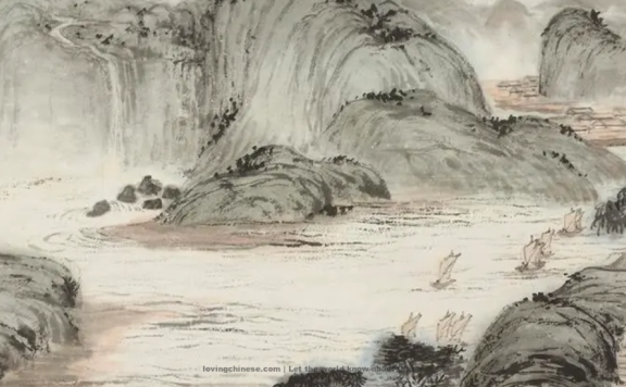 Chao Buzhi Poem: Song of Enchantment  Written in Banishment – 晁补之《迷神引·贬玉溪对江山作》