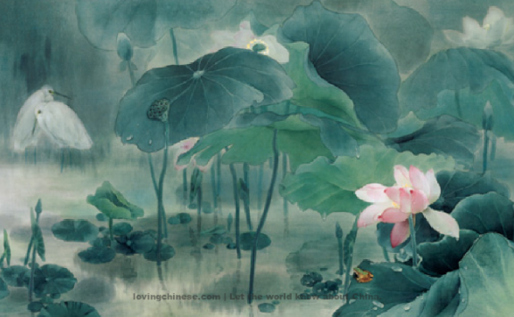 Zhou Bangyan Poem: Waterbag Dance – 周邦彦《苏幕遮·燎沈香》