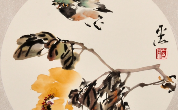 Zhou Mi Poem: Glad to Hear Magpies · Waves Viewed from Wushan – 周密《闻鹊喜·吴山观涛》