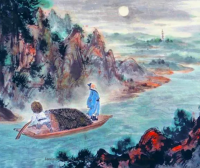 Li Bai: Down the Zhenglu Pavilion at Night ~ 李白·《夜下征虏亭》 with English Translations