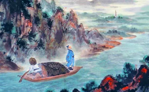 Li Bai: Down the Zhenglu Pavilion at Night ~ 李白·《夜下征虏亭》 with English Translations