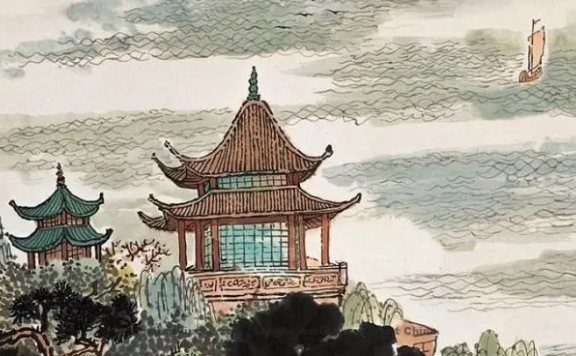 Li Pai: Going Up Yoyang Tower with a Friend ~ 李白·《与夏十二登岳阳楼》 with English Translations